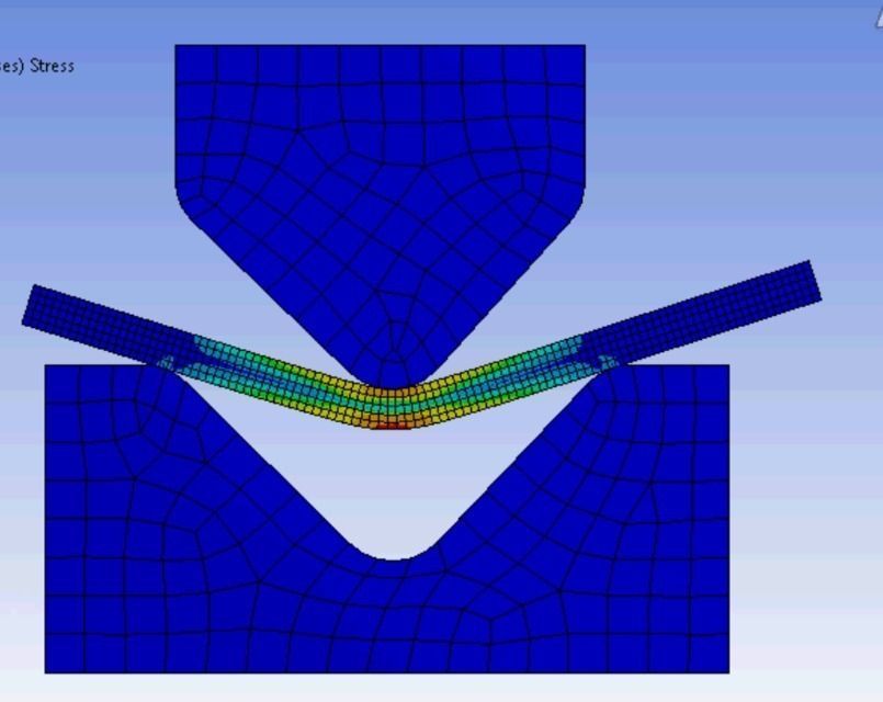 Metalforming pipe with bend in middle Free 3D model_0