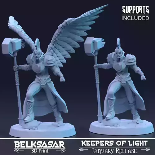 Celestial Warden 3D print model