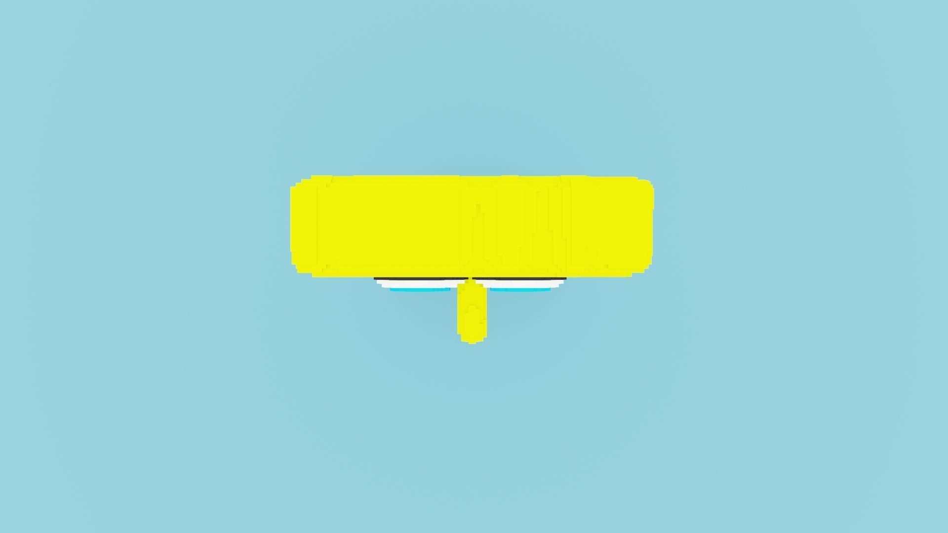 Voxel Spongebob SquarePants Low-poly 3D model_18