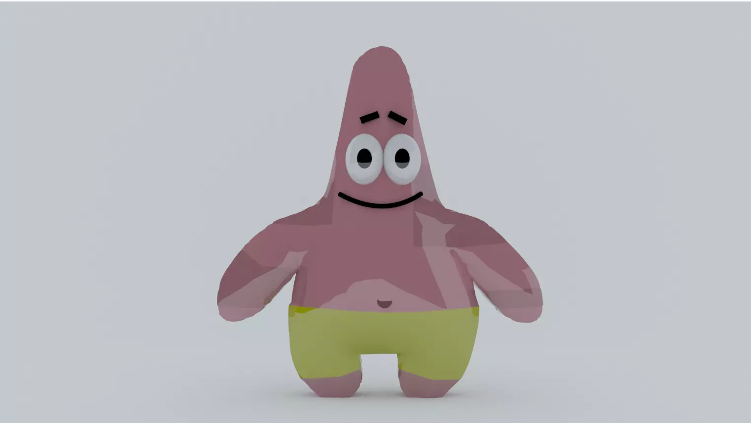 Patrick the star 3D model 3D model_0