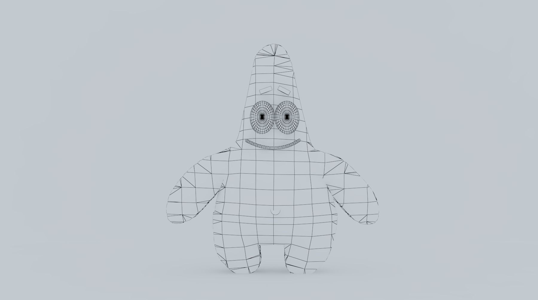 Patrick the star 3D model 3D model_10