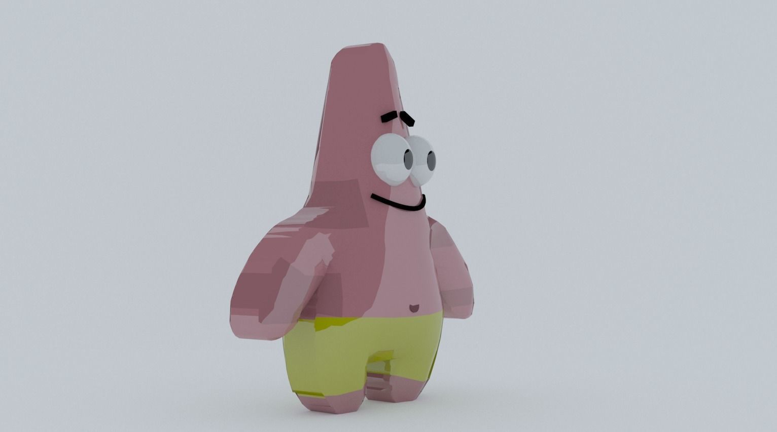 Patrick the star 3D model 3D model_9