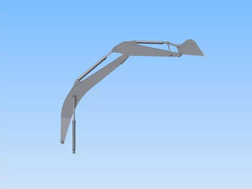 CASE CX350B Free 3D model