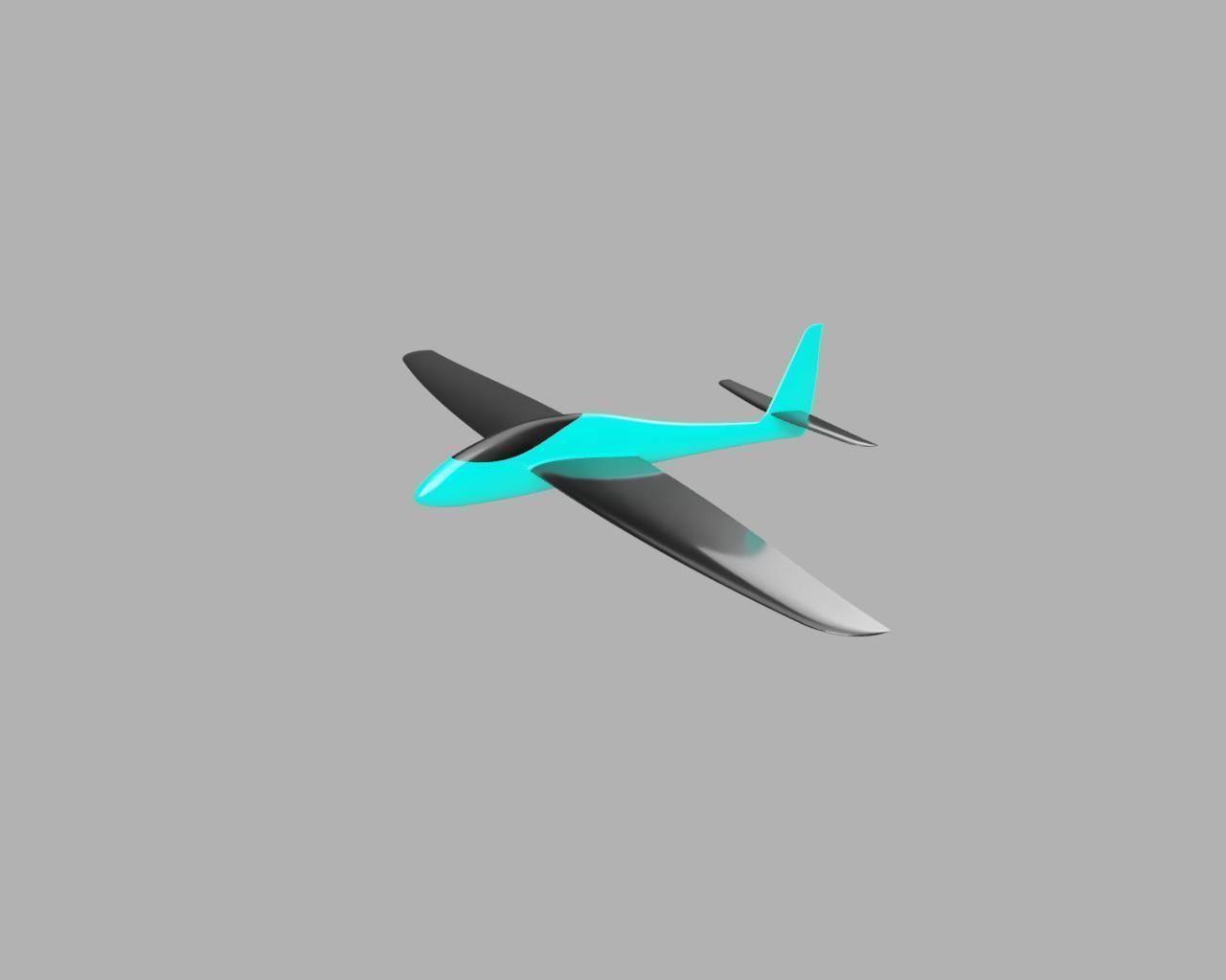 Mini RC Slope Glider 3D print model_14