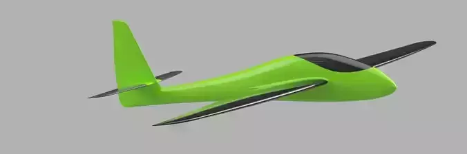 Mini RC Slope Glider  3D print model