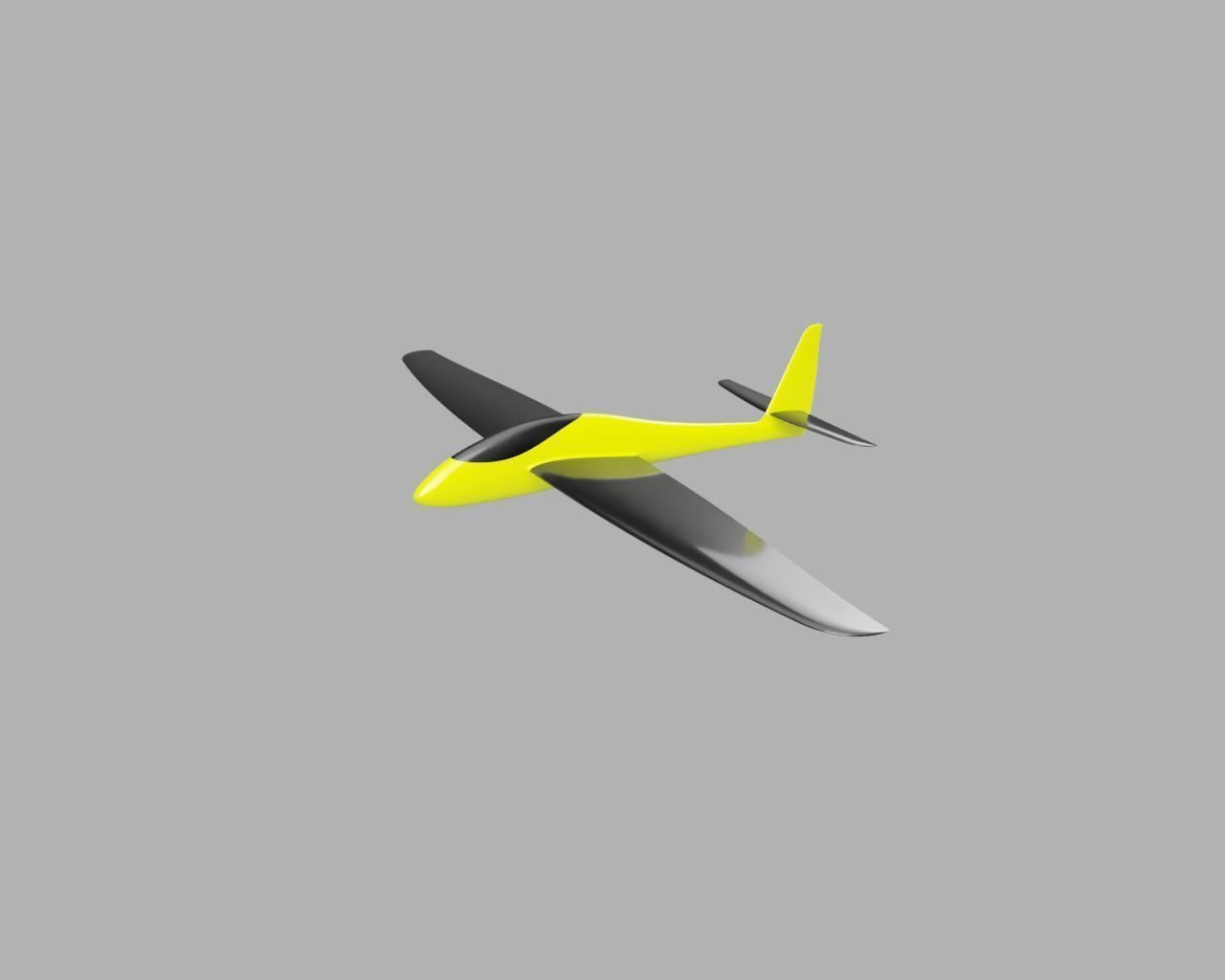 Mini RC Slope Glider 3D print model_10
