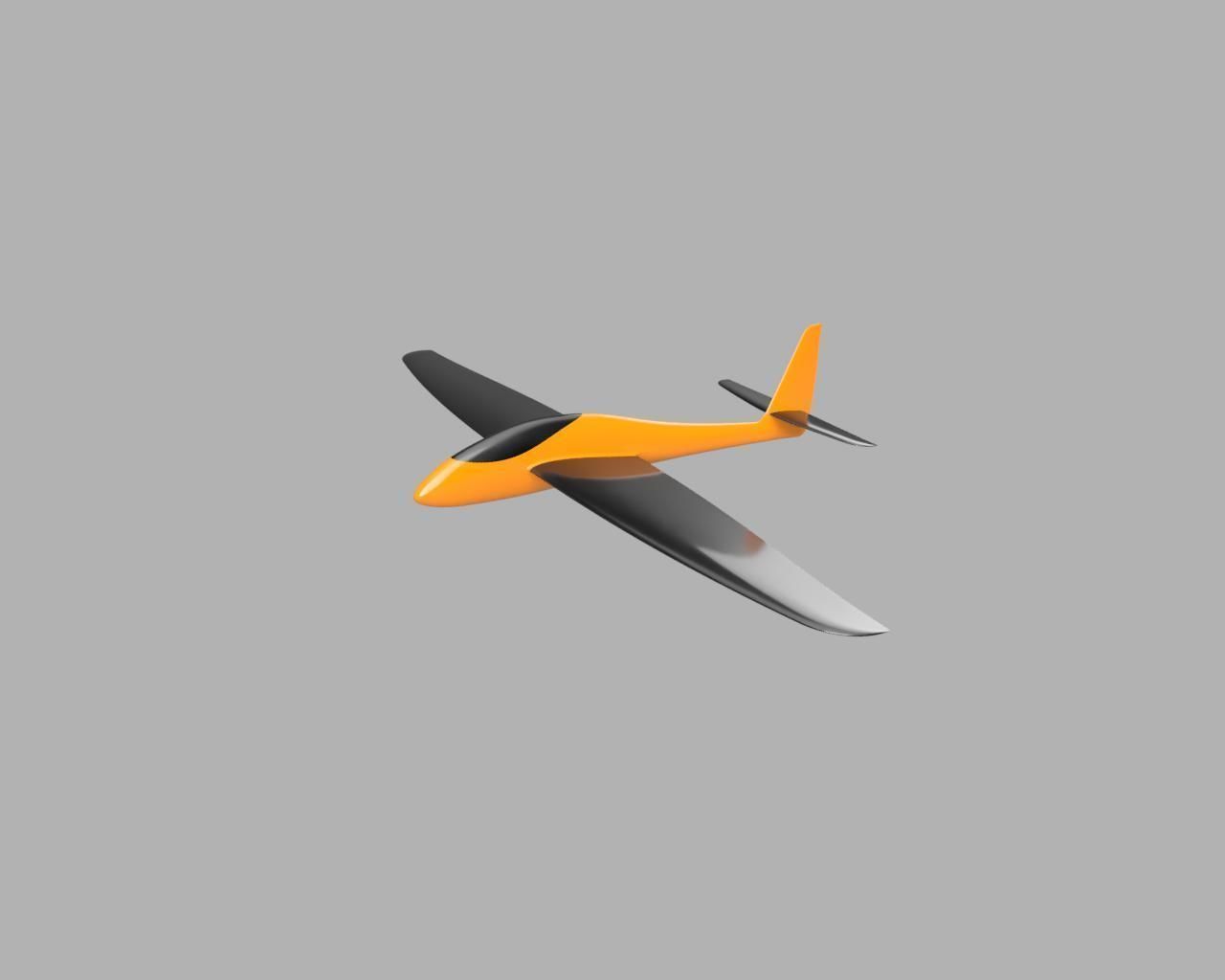 Mini RC Slope Glider 3D print model_13