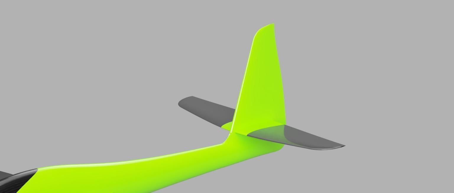 Mini RC Slope Glider 3D print model_7