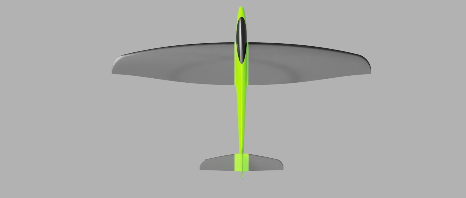 Mini RC Slope Glider 3D print model_4