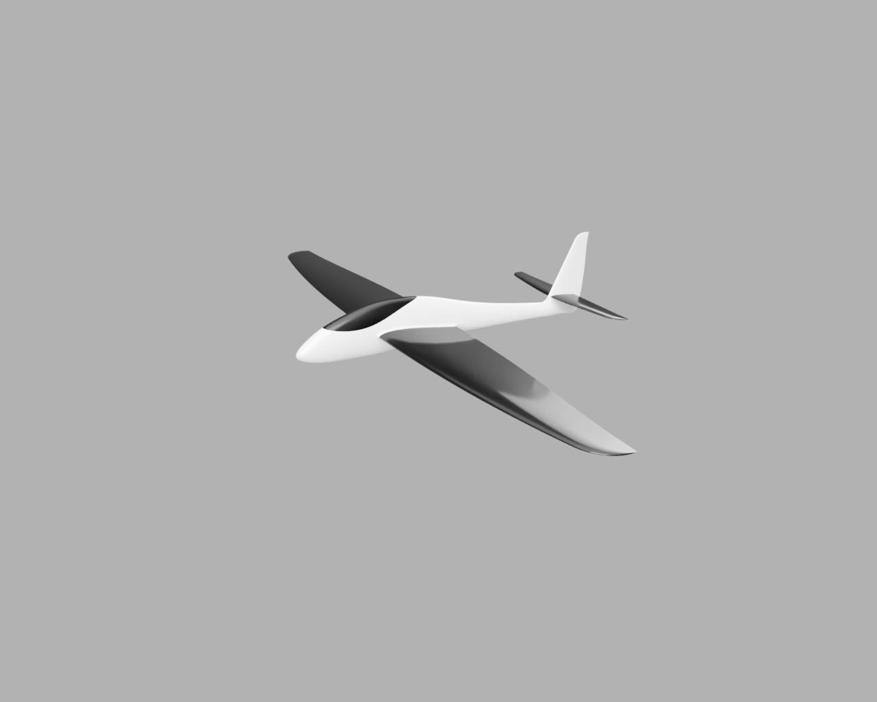 Mini RC Slope Glider 3D print model_11