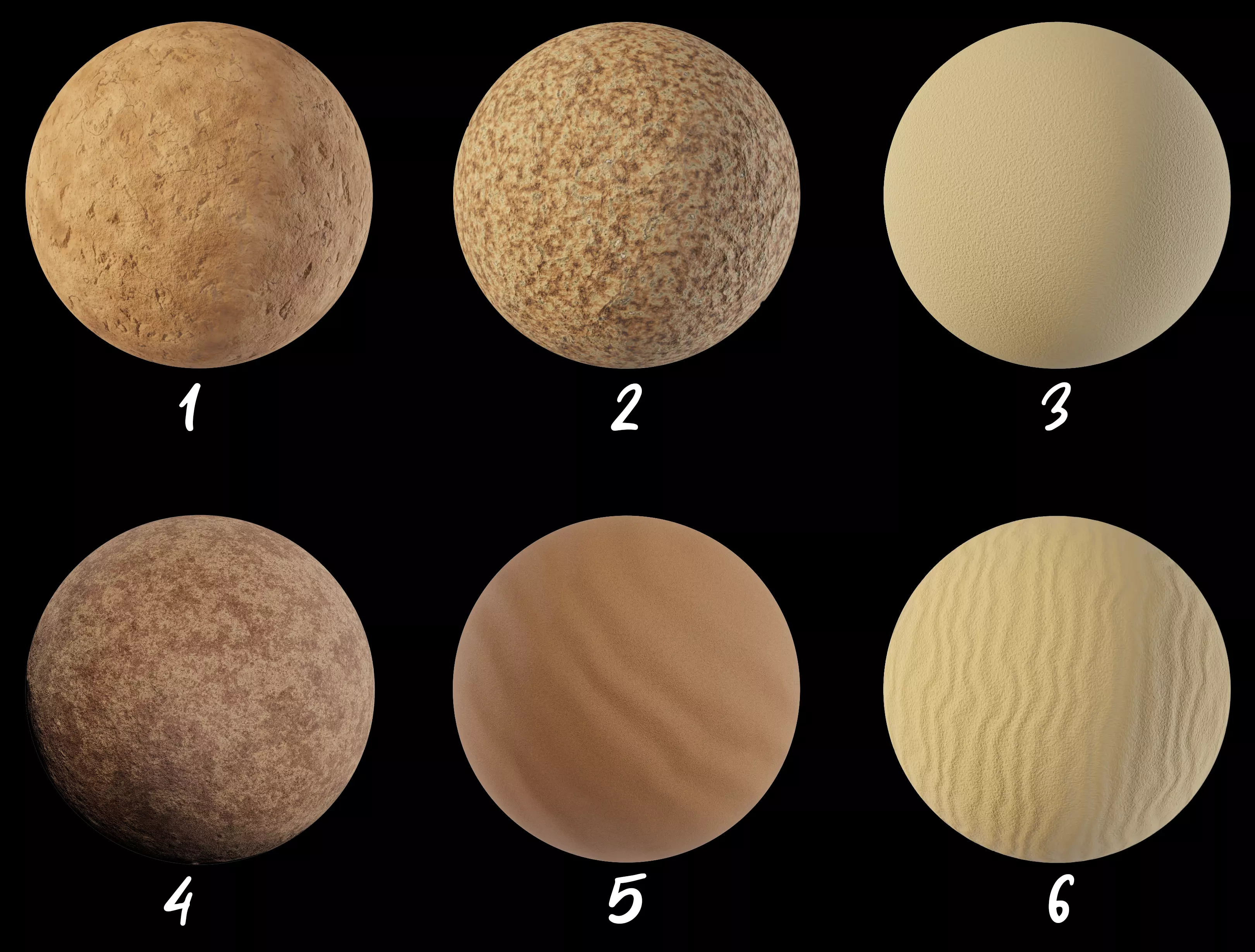 Desert Themed PBR Texture Pack 4K Texture_0