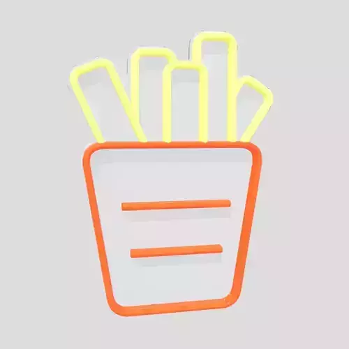 Neon Sign Fries