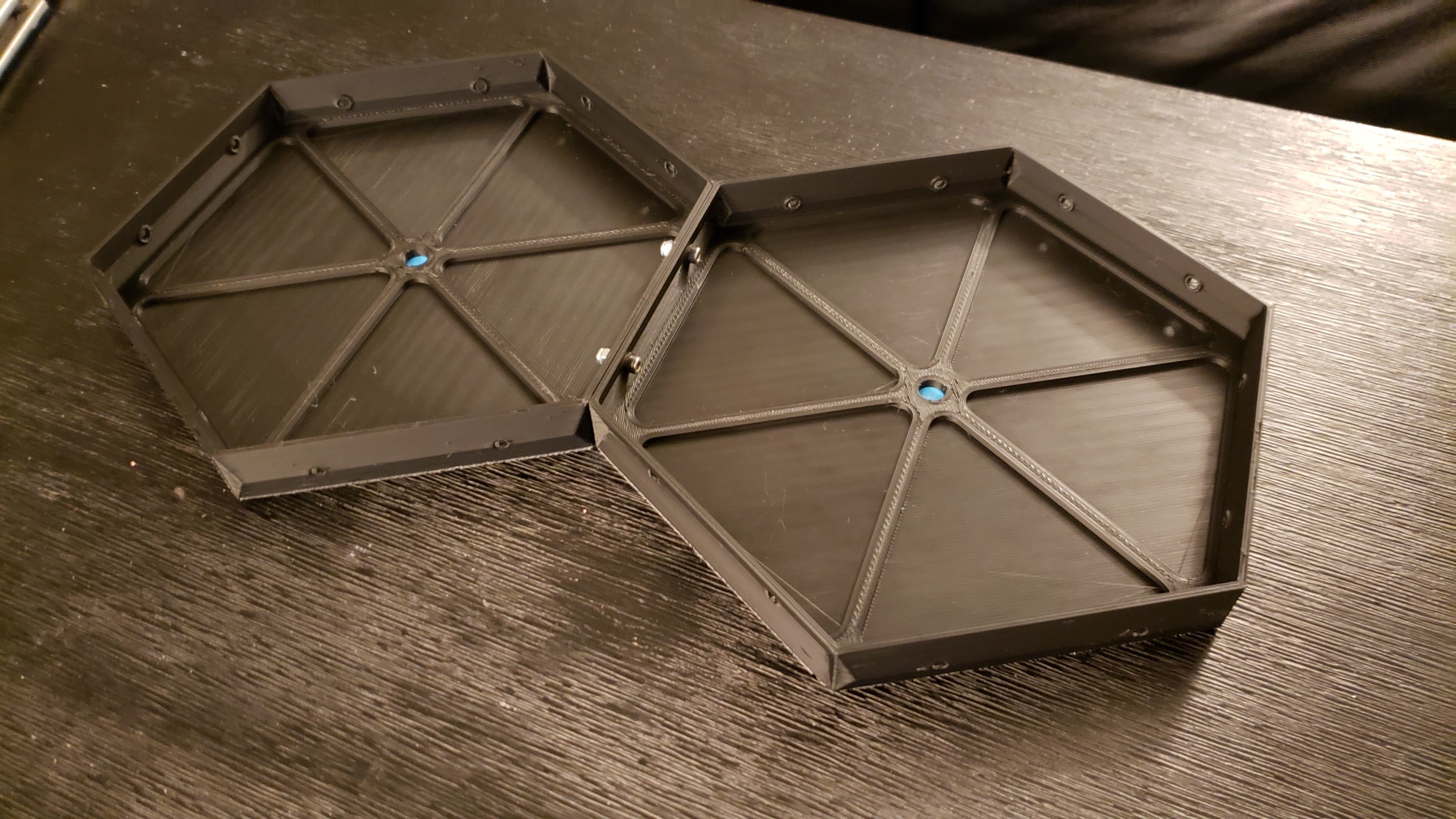 JAMES WEBB SPACE TELESCOPE MIRROR CLOCK 3FT 3D print model_3