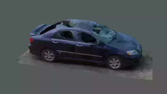 Damaged Car Photoscan