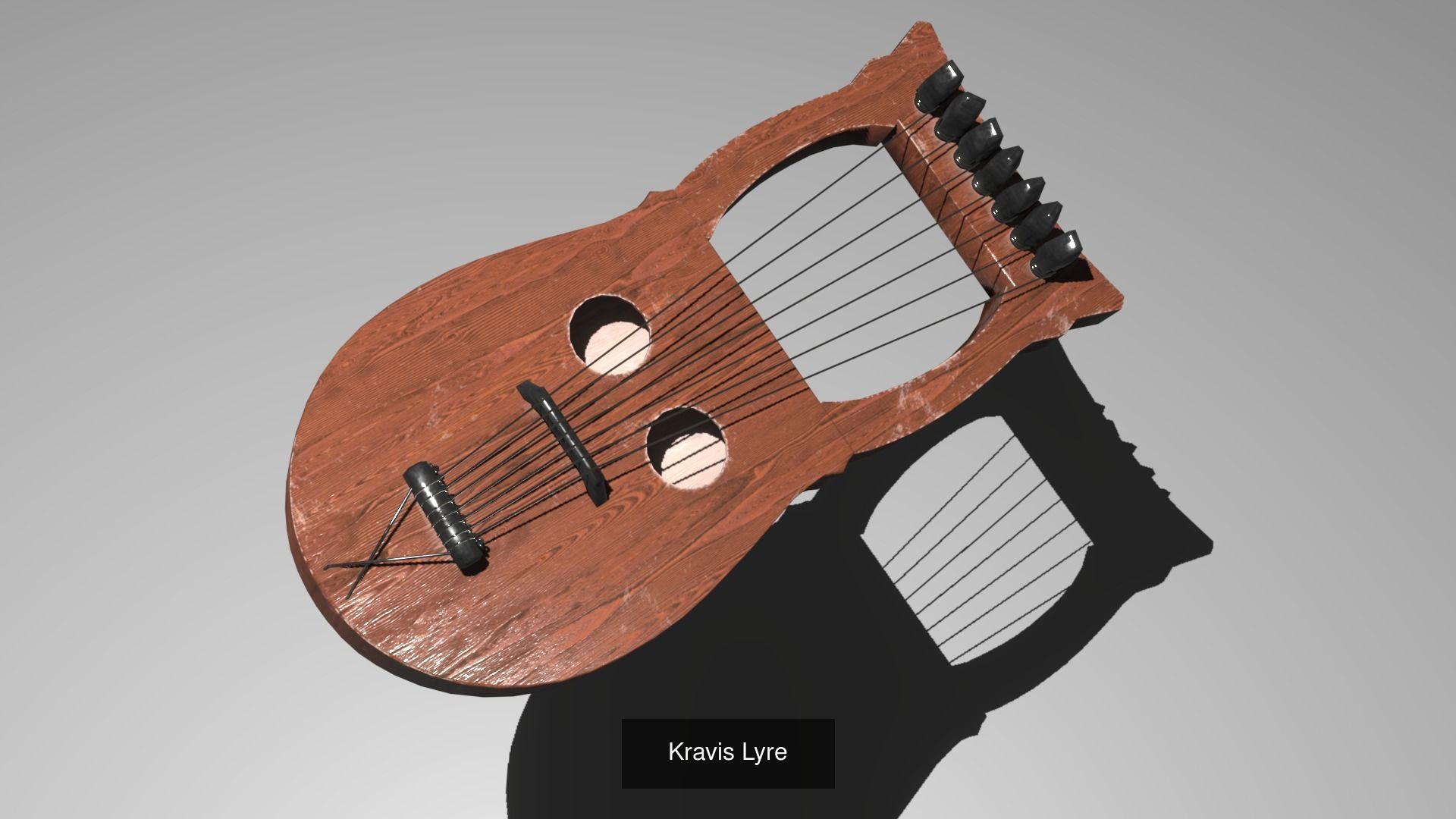 Ancient plucked instruments 3D Model Collection_4