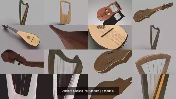 Ancient plucked instruments