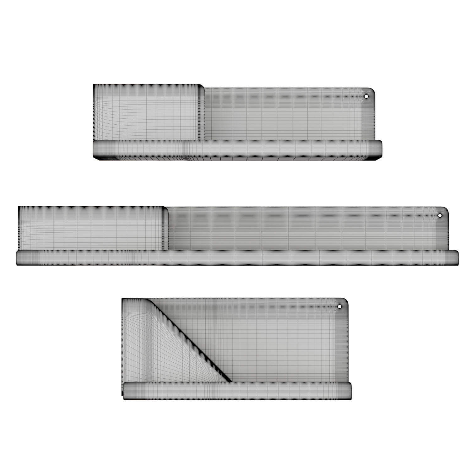 Folded Shelves 3D model_4
