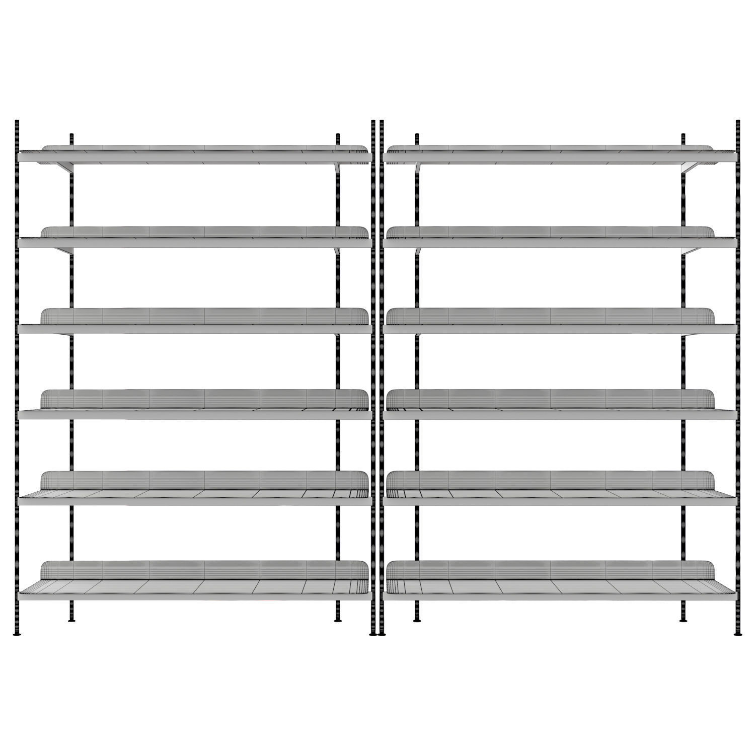 Compile Shelving System 3D model_4