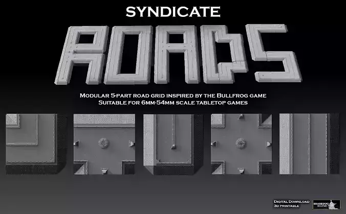 Syndicate Roads 3D print model