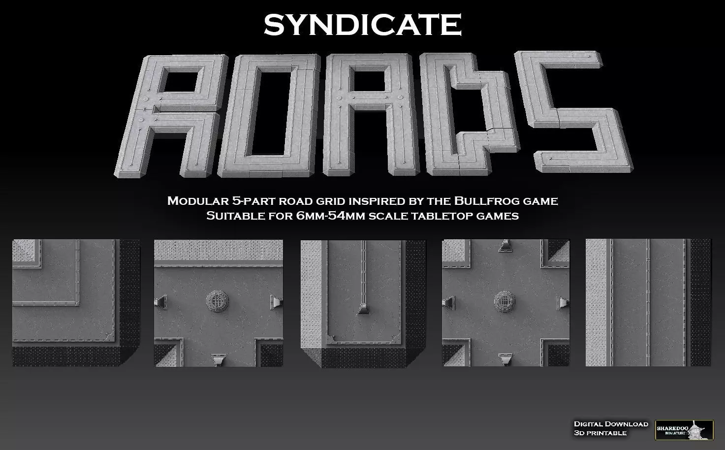 Syndicate Roads 3D print model_0
