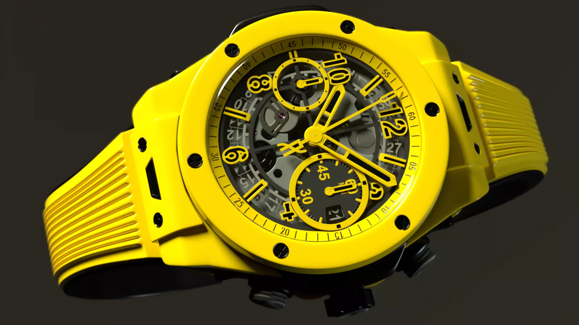 HUBLOT BIG BANG UNICO YELLOW MAGIC 3D model