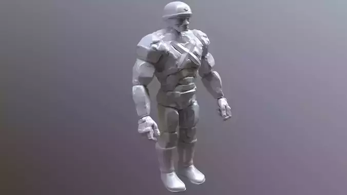 Rock Soldier  TMNT 1987 TV series 3D print model