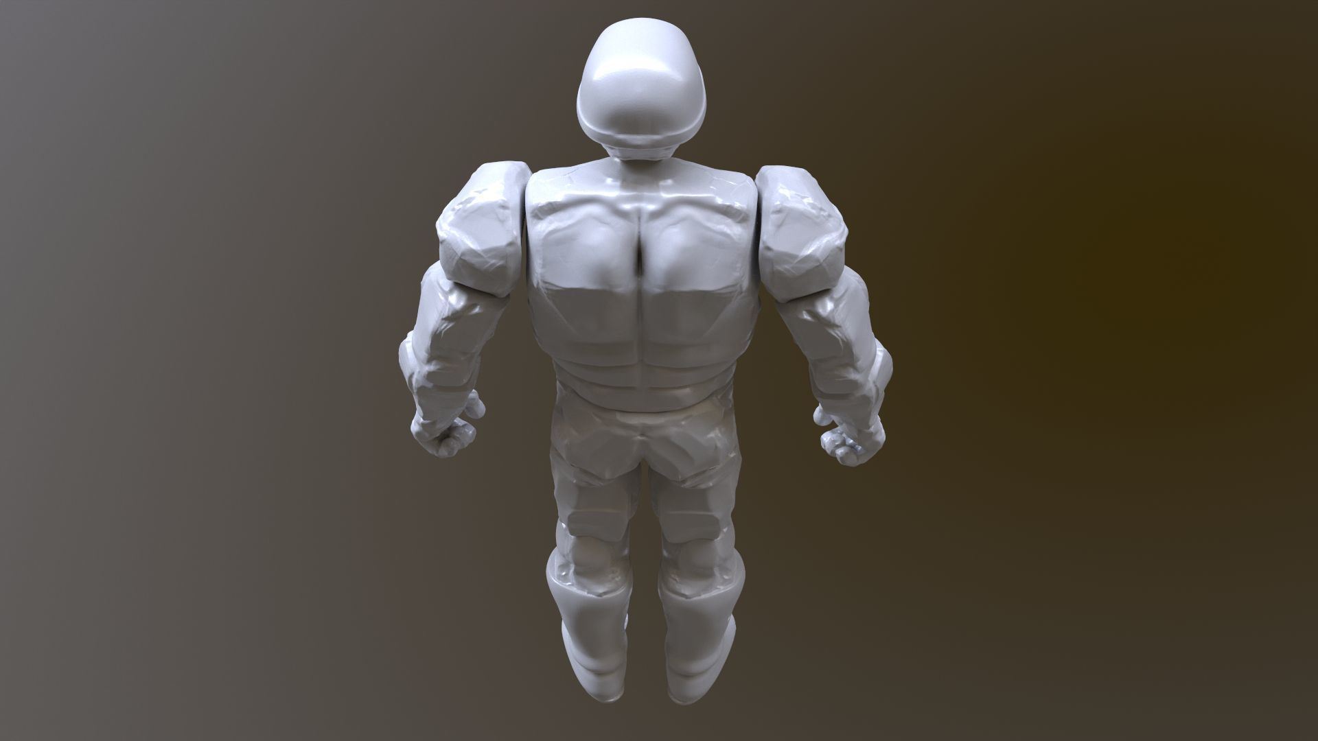 Rock Soldier  TMNT 1987 TV series 3D print model_5