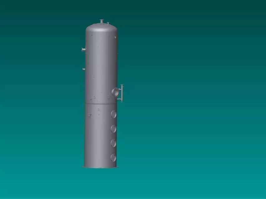 Tank1 gas cylinder Free 3D model