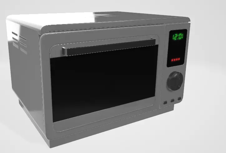 Microwave toaster oven Free 3D model