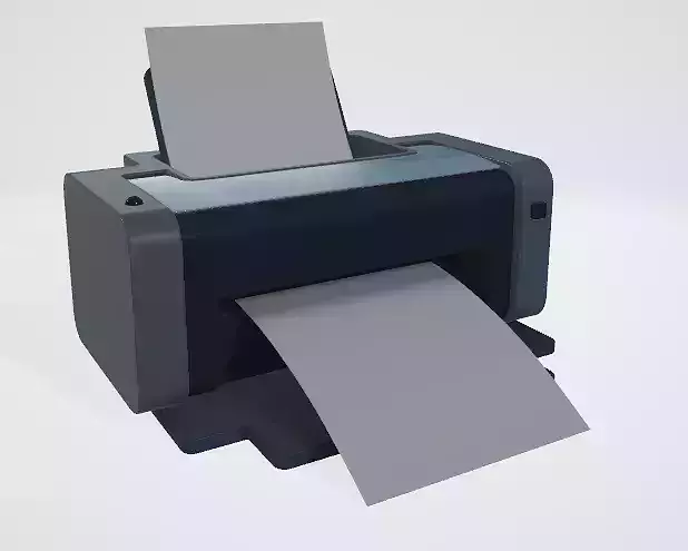 HP Officejet PRO 8710 Printer Free 3D model