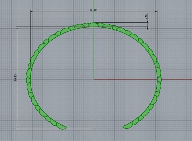 Fashion Bracelet Cuff Band 3d Print Model 3D print model_9