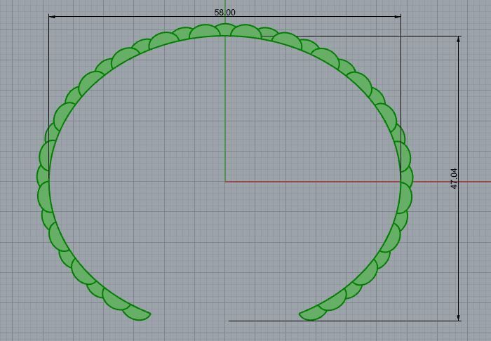 Fashion Bracelet Cuff Band 3d Print Model 3D print model_11