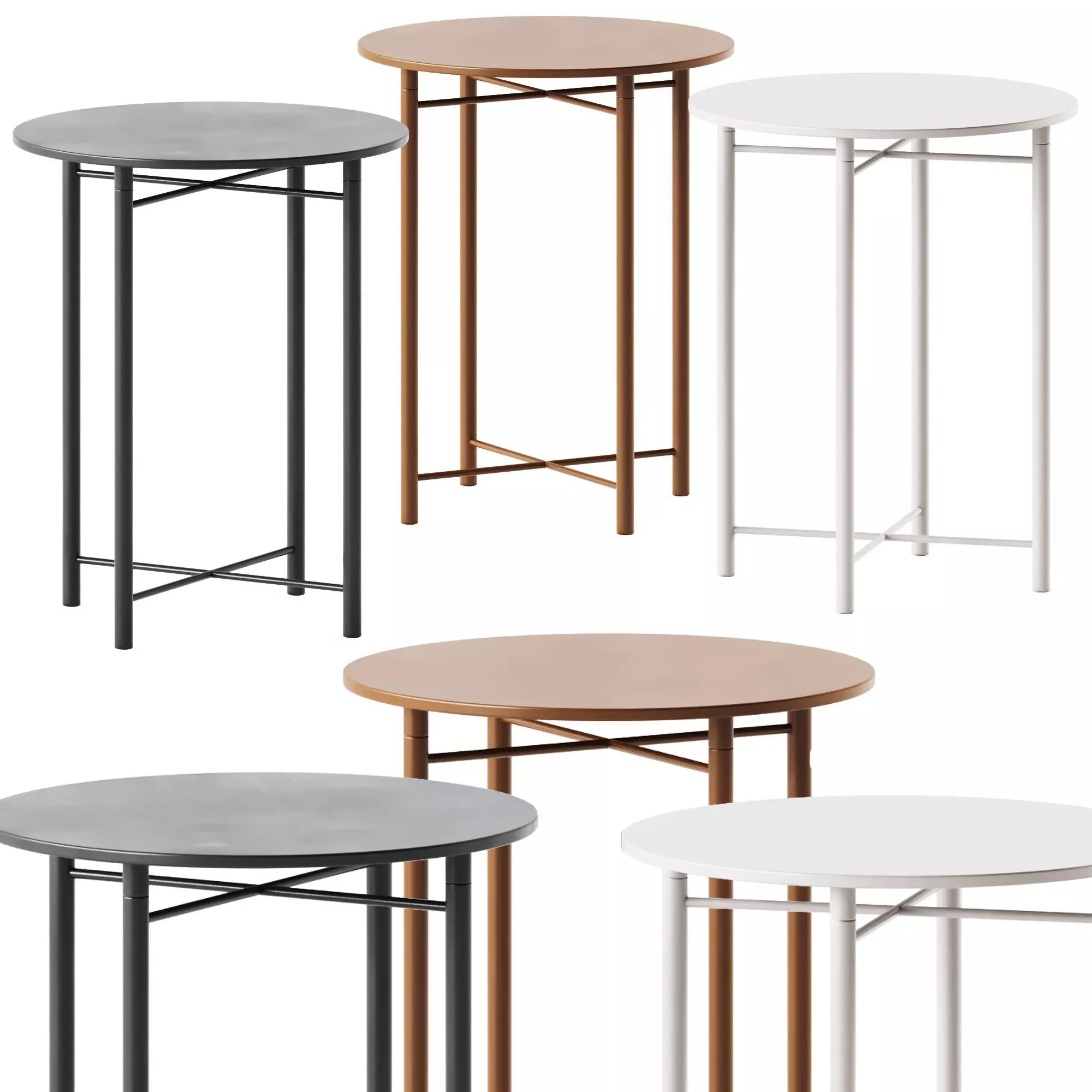 JYSK Side Table HORNSYLD 3D model_0