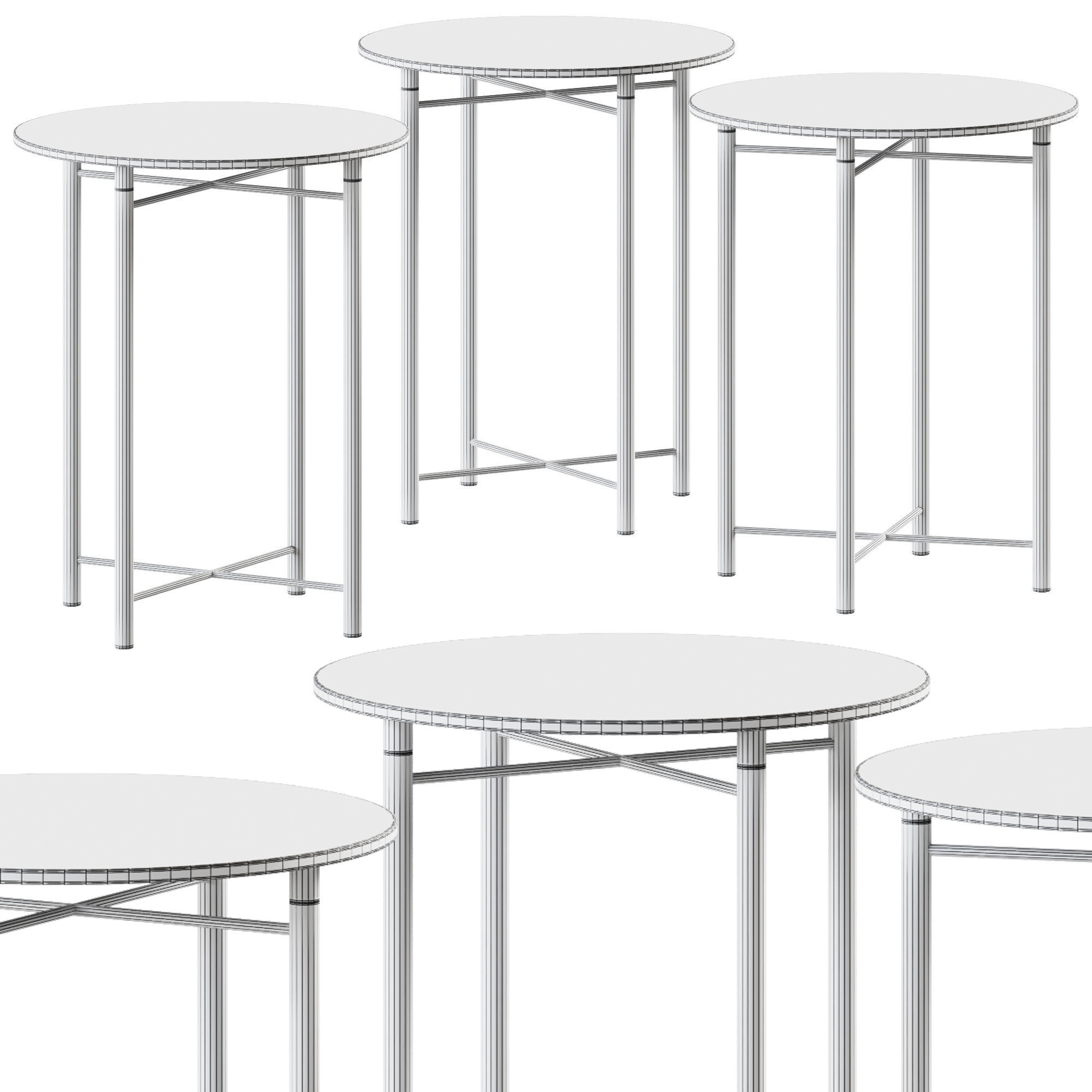 JYSK Side Table HORNSYLD 3D model_1