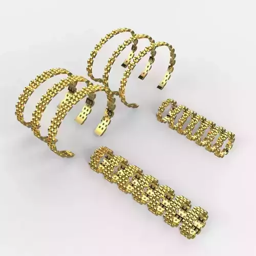 Rings and Bracelets Cuff 