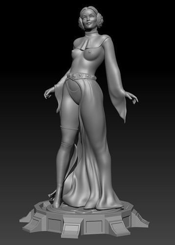 Sexy Princess Leia 3D print model