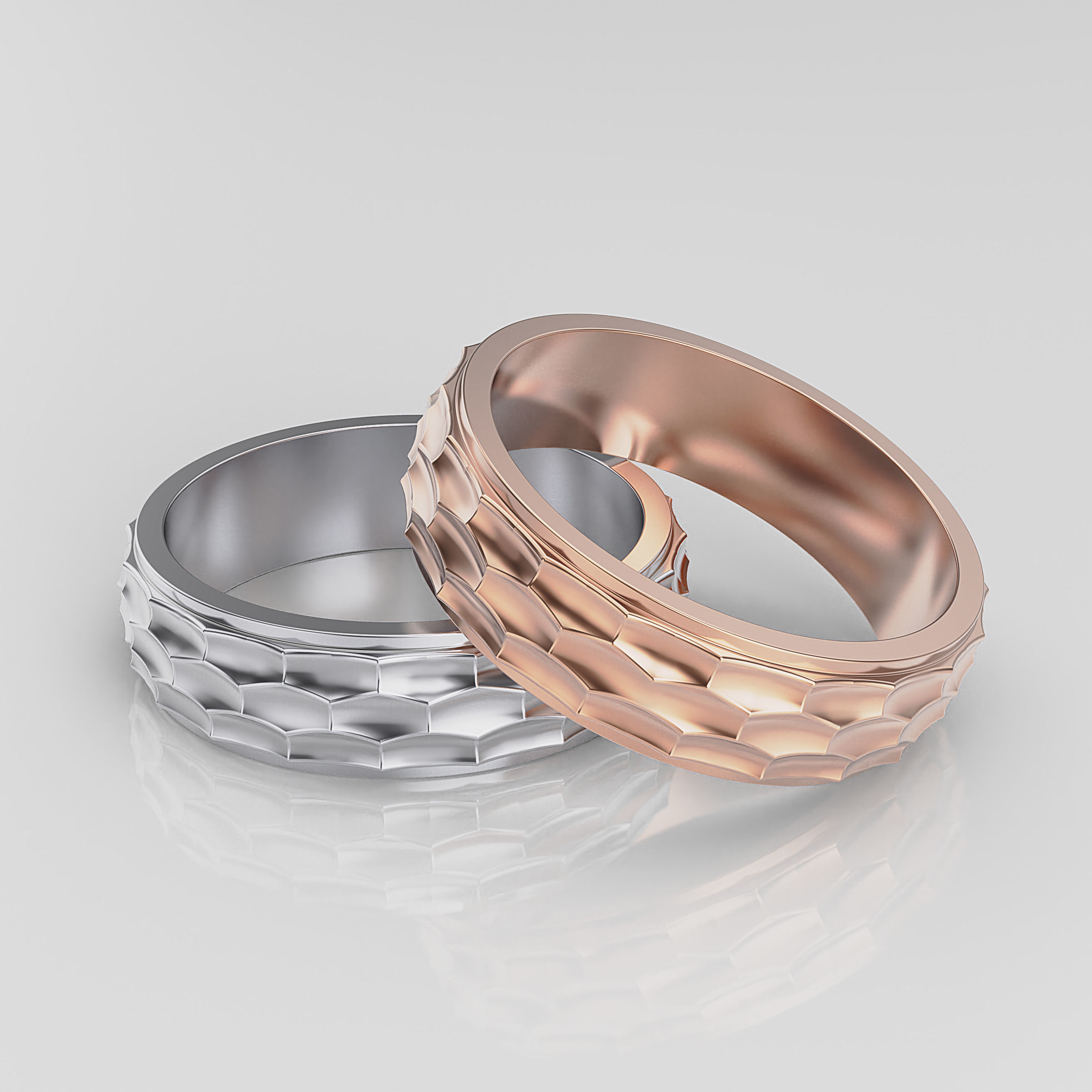 Wedding Band Men 3D print model_18