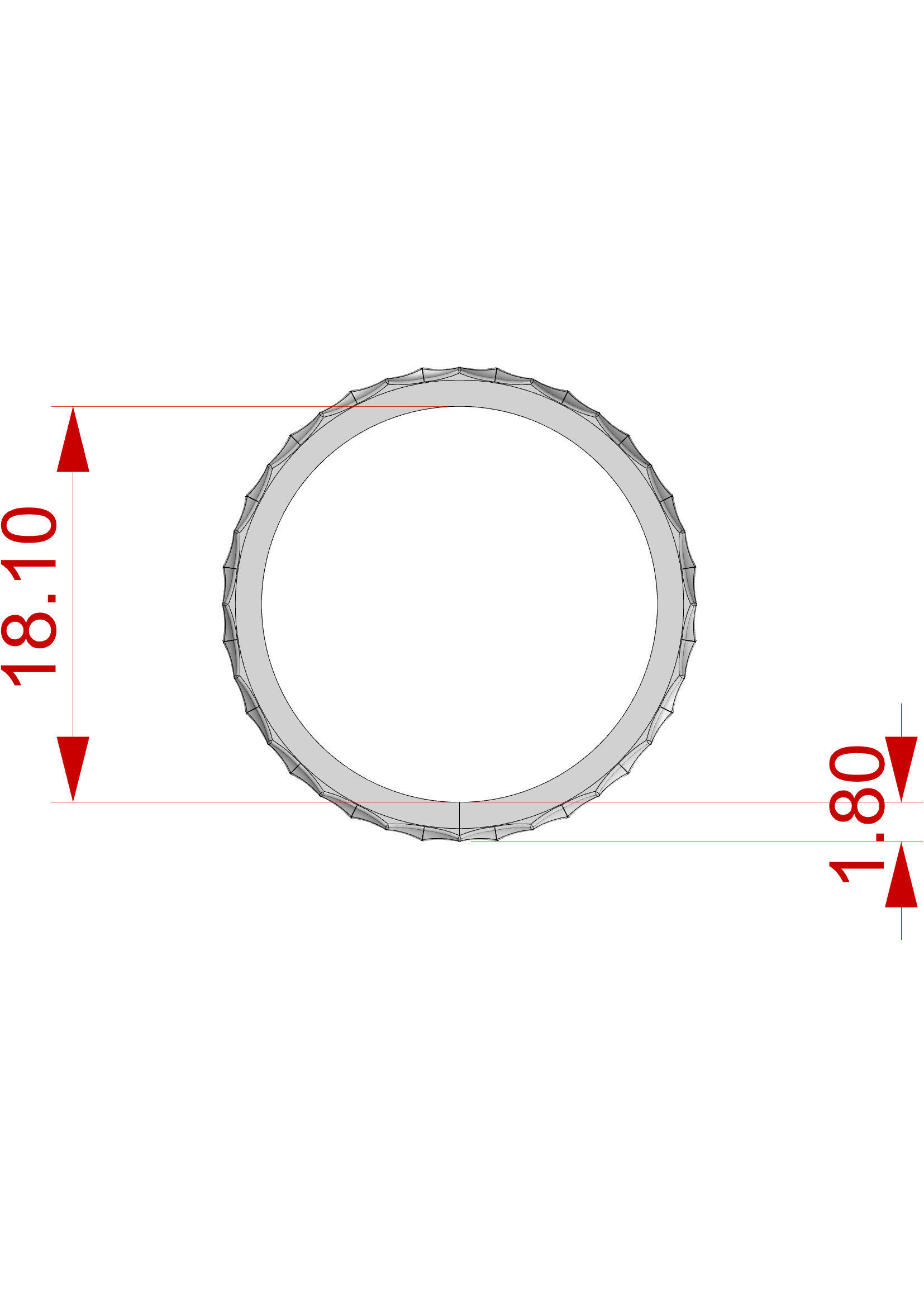 Wedding Band Men 3D print model_15