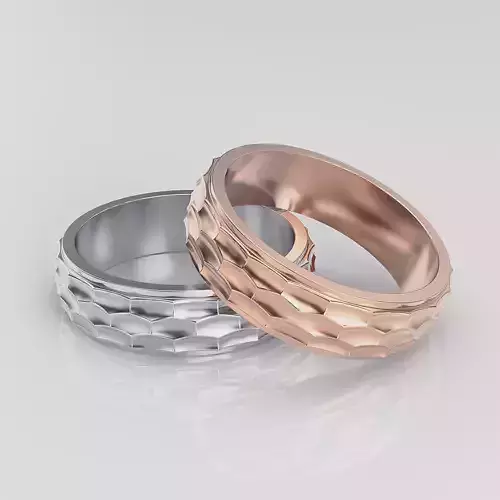 Wedding Band Men 3D print model