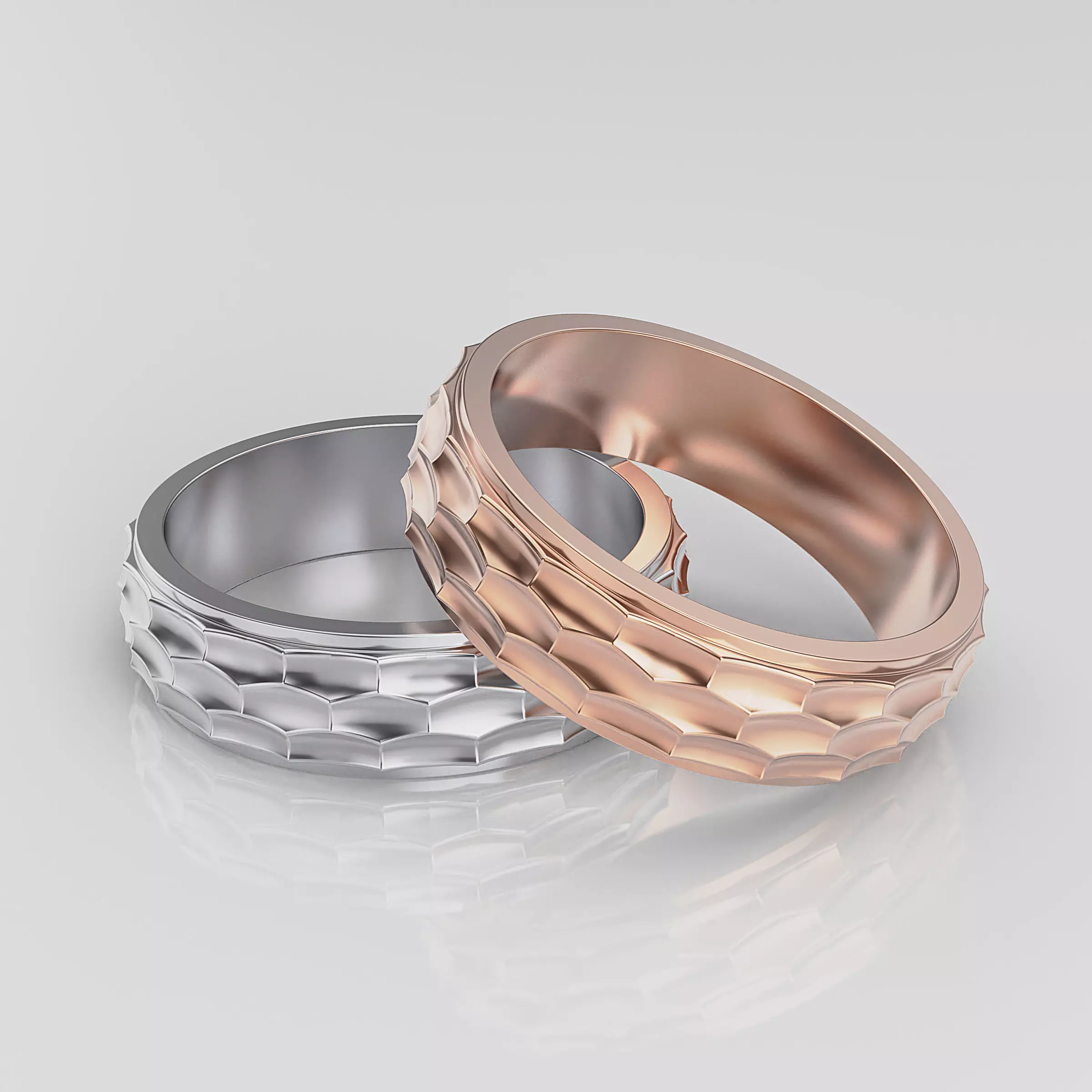 Wedding Band Men 3D print model_0