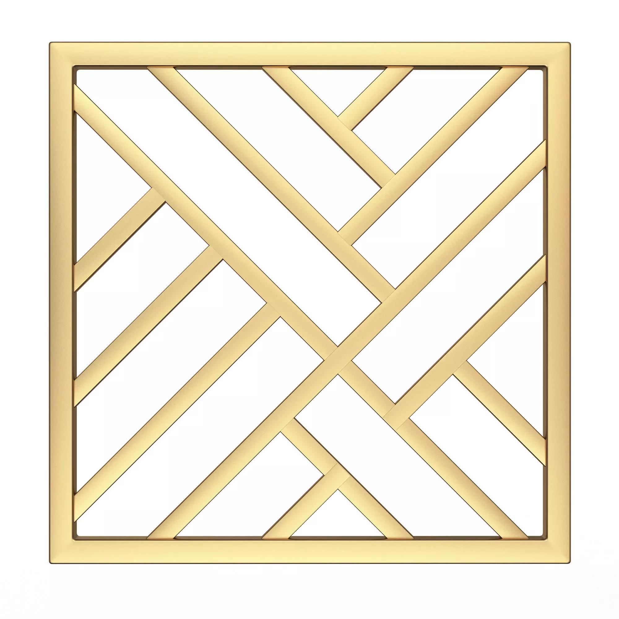 Frame Forging Iron Railing 02 Low-poly 3D model_0