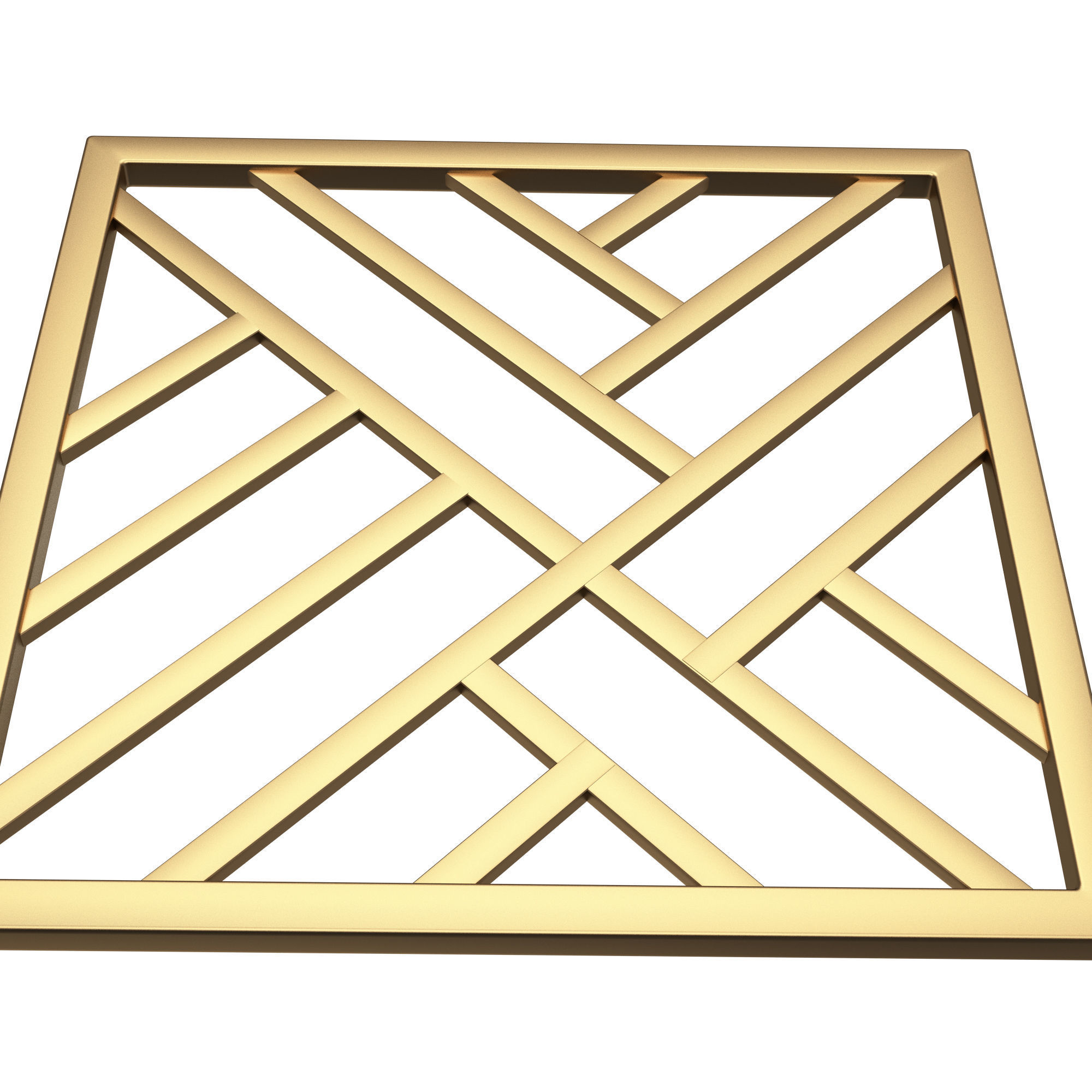 Frame Forging Iron Railing 02 Low-poly 3D model_4