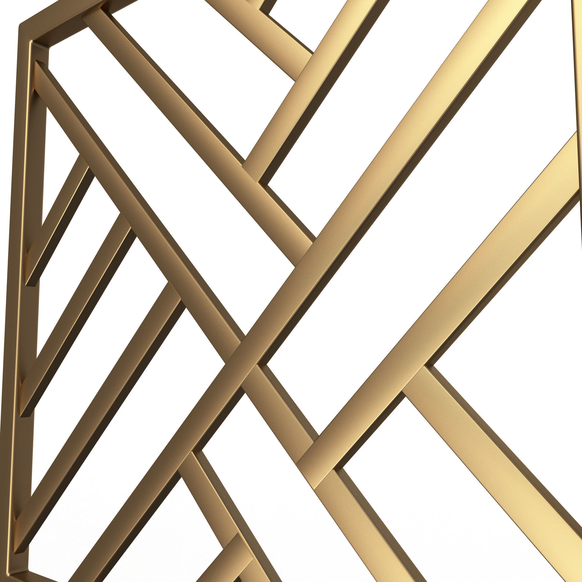 Frame Forging Iron Railing 02 Low-poly 3D model_2