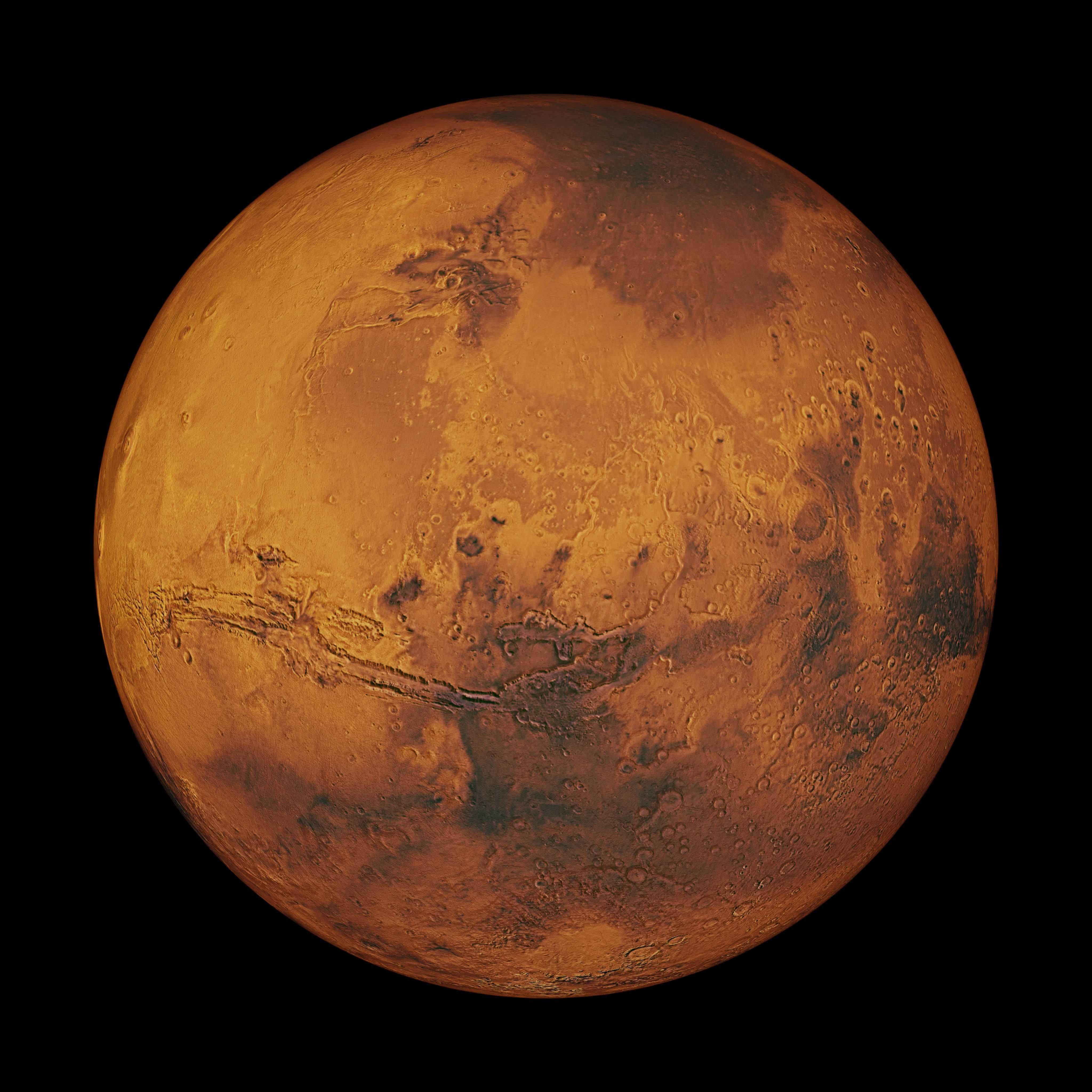 Terraformed Mars Low-poly 3D model_2