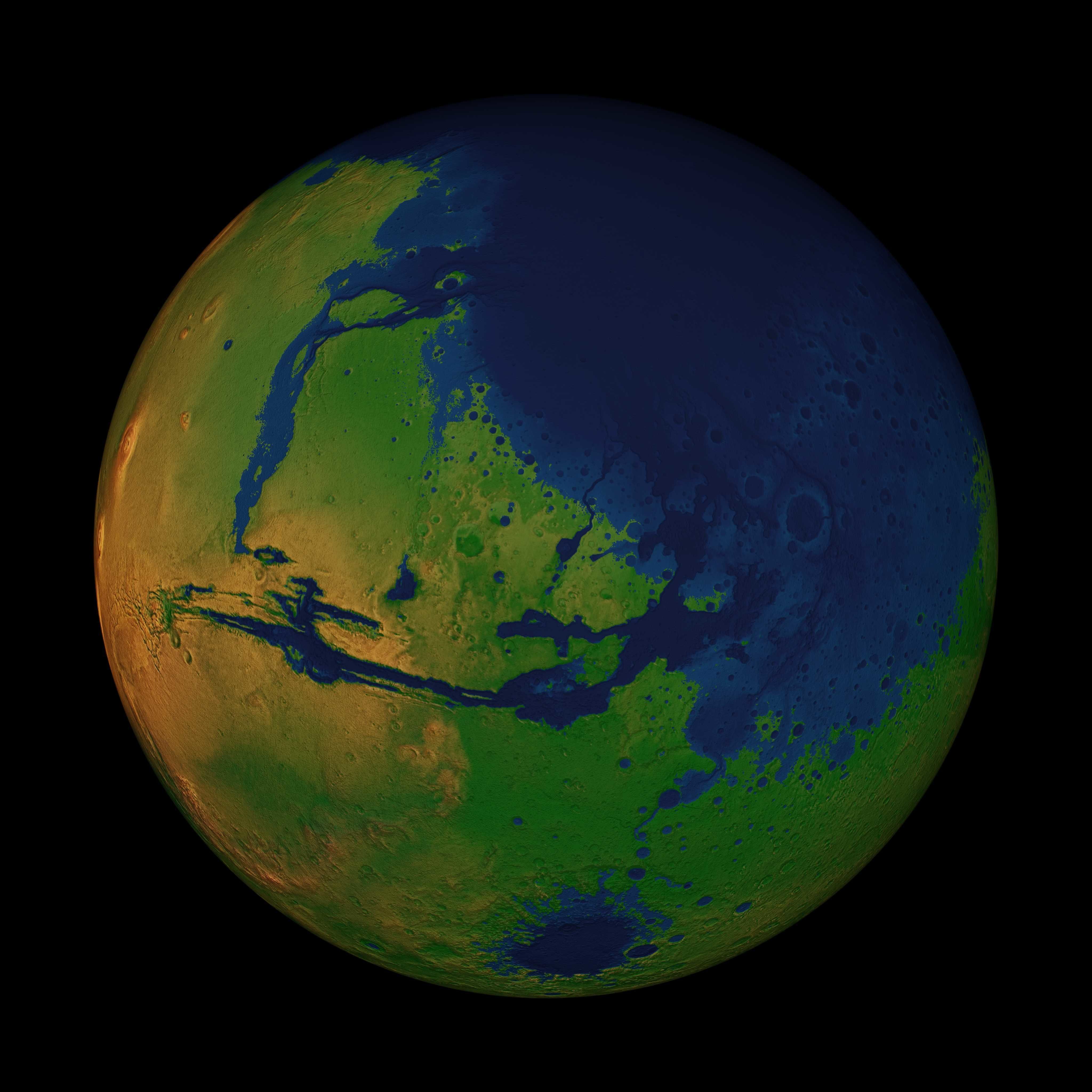 Terraformed Mars Low-poly 3D model_18