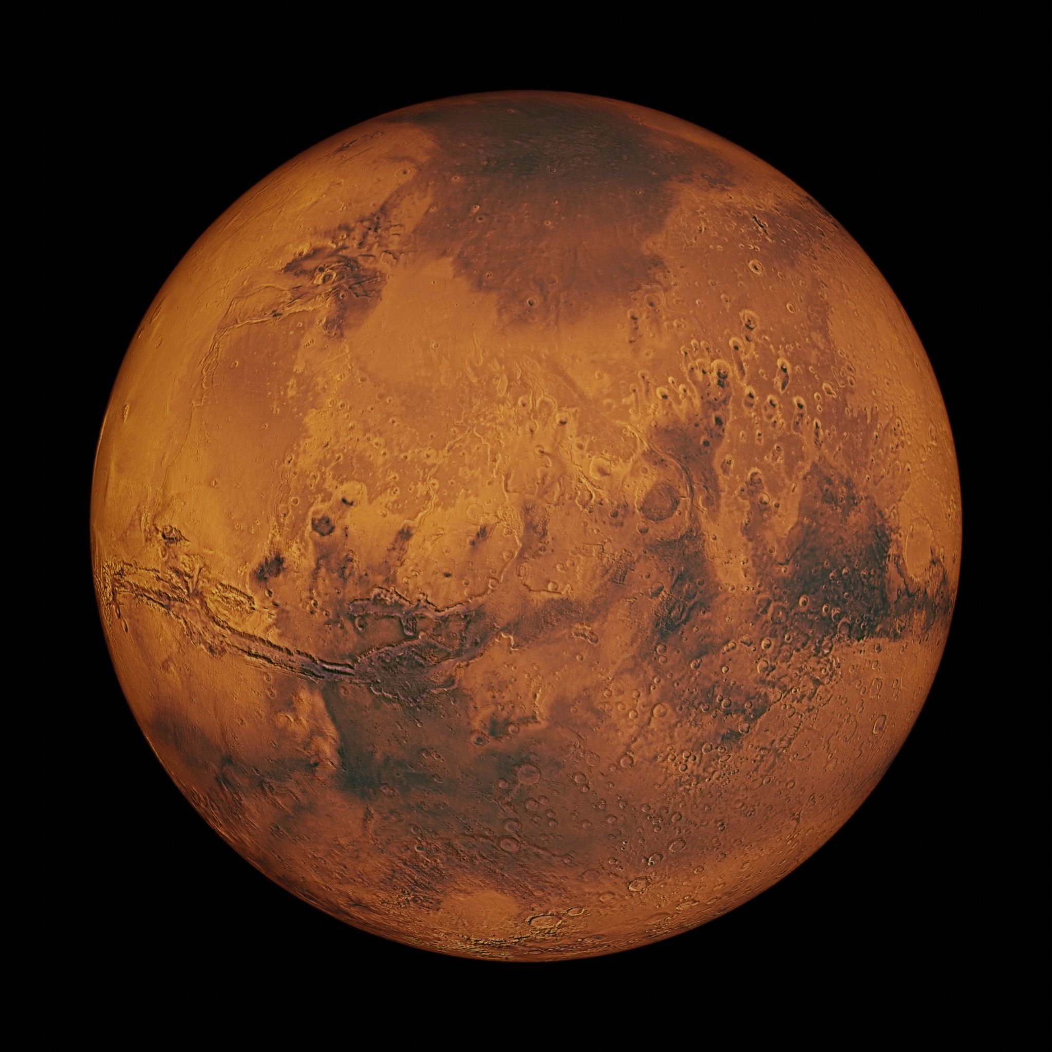 Terraformed Mars Low-poly 3D model_16