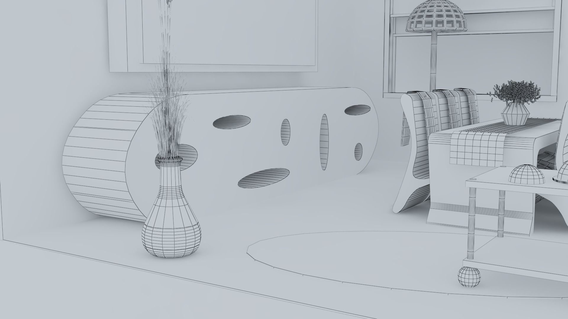 Living room 3D model_15