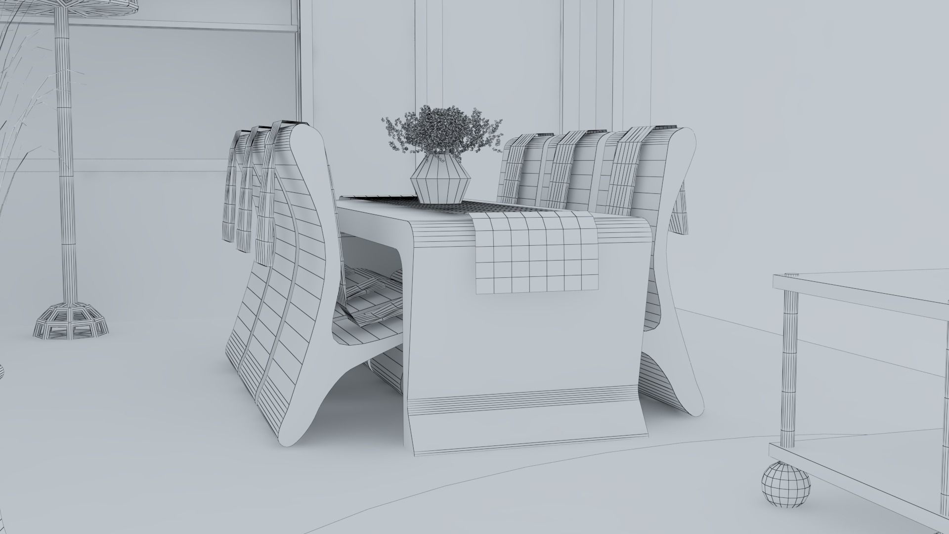 Living room 3D model_16