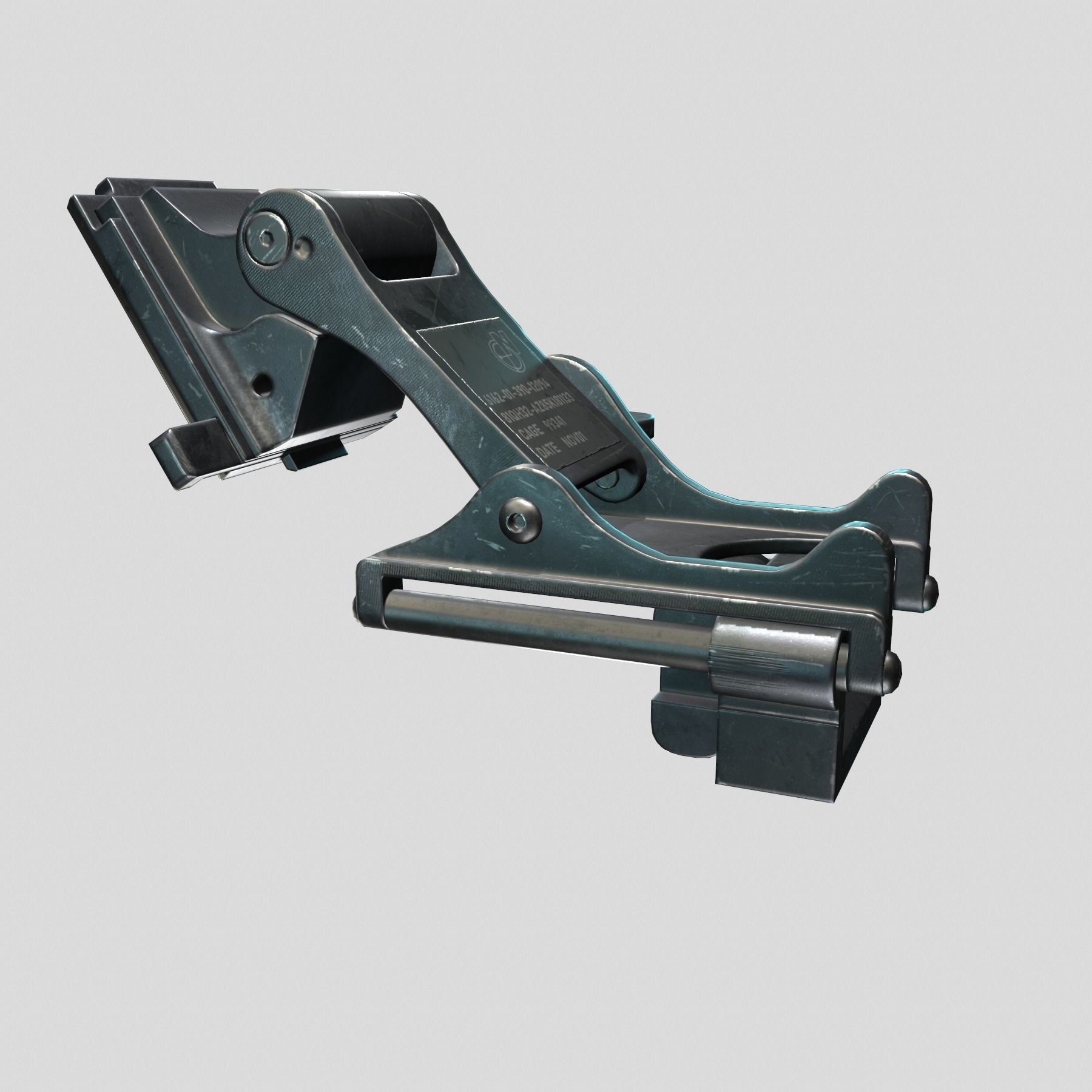 ATN PVS7-3 Gen 3 Night Vision Low-poly 3D model_7