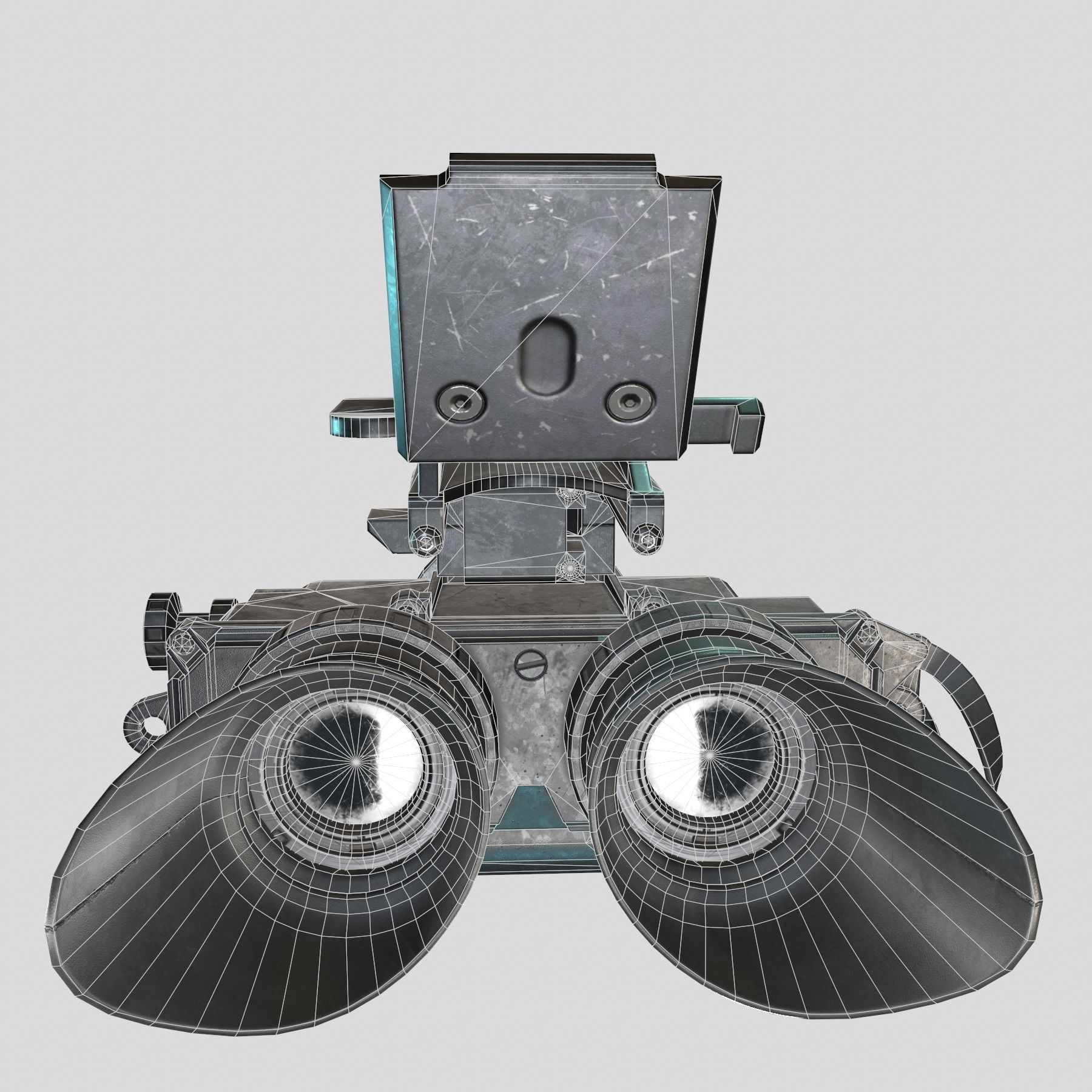 ATN PVS7-3 Gen 3 Night Vision Low-poly 3D model_18